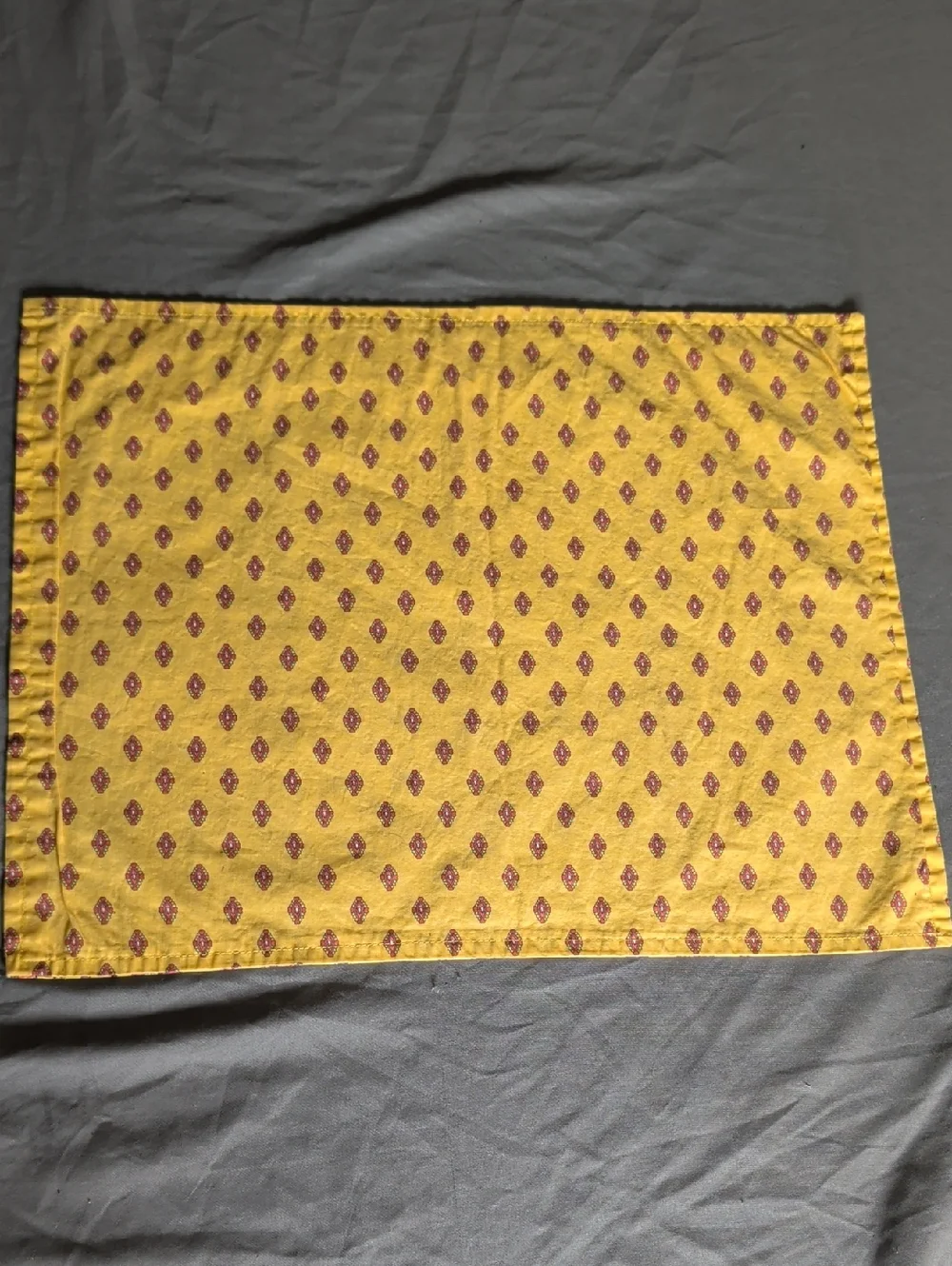 Yellow Floral Placemat Double Sided